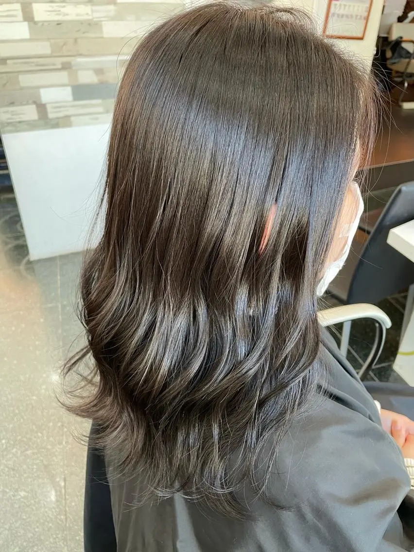 カラー ヘアカラー トリートメント ヘアセット Lapis❤️‍🔥 HAZUKIのヘアスタイル