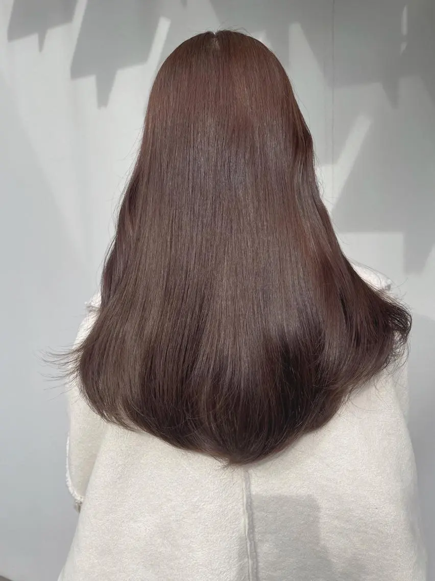 ロング カラー くびれヘア 韓国風ヘア レイヤーカット🎀 kanaのヘアスタイル