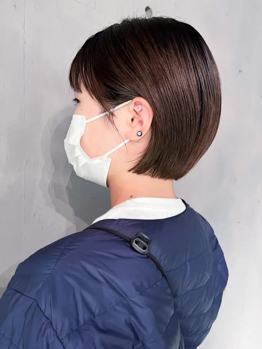 ショート ショートボブ ボブ ショートヘア 似合わせパーマ/ kazuのヘアスタイル