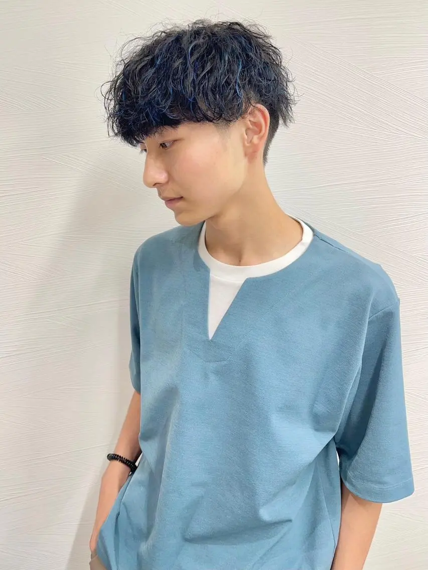 メンズ ショート カット ヘアカラー トリートメント メンズ特化美容師 ◆ルナのヘアスタイル