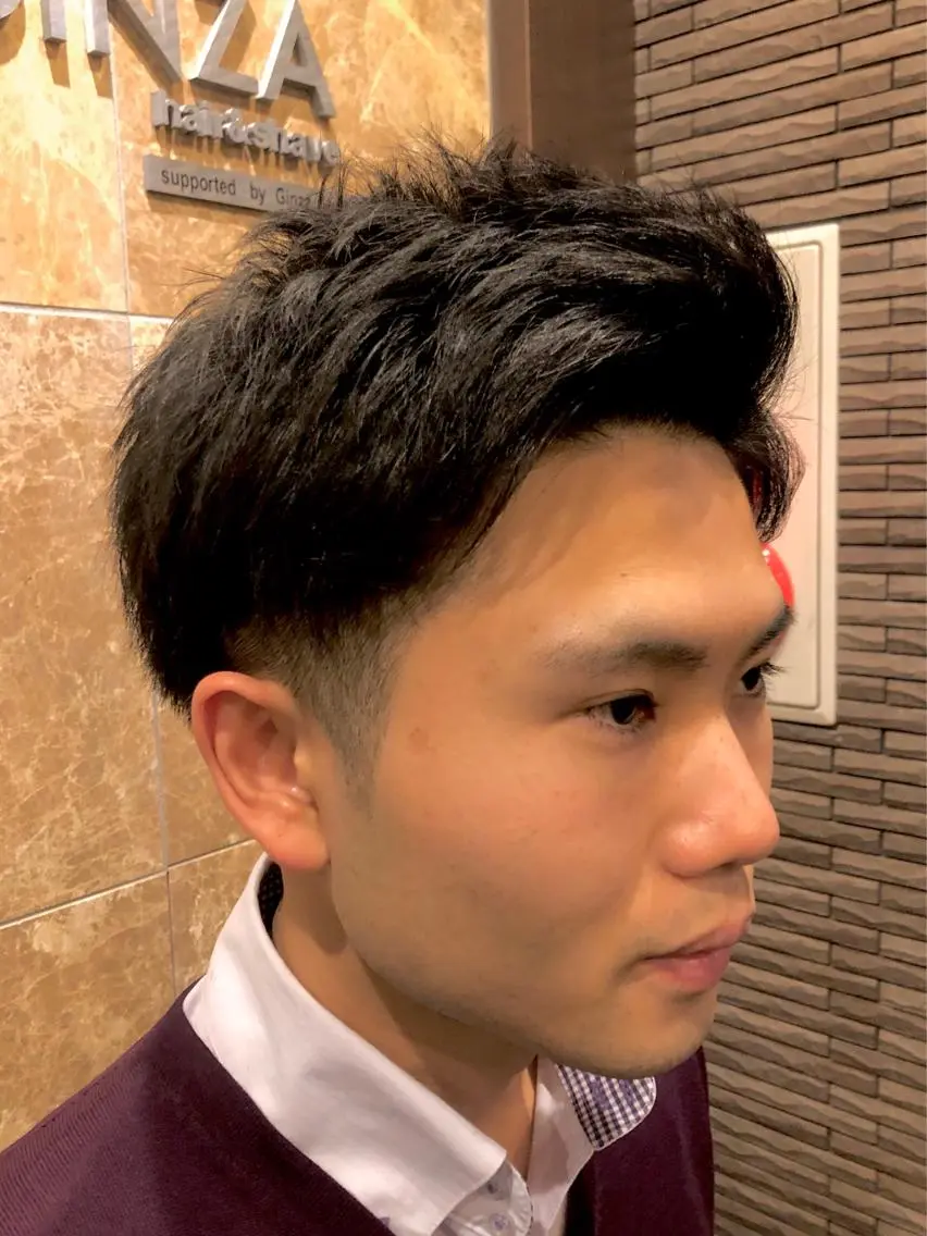 ショート メンズ 長谷川 真那のヘアスタイル