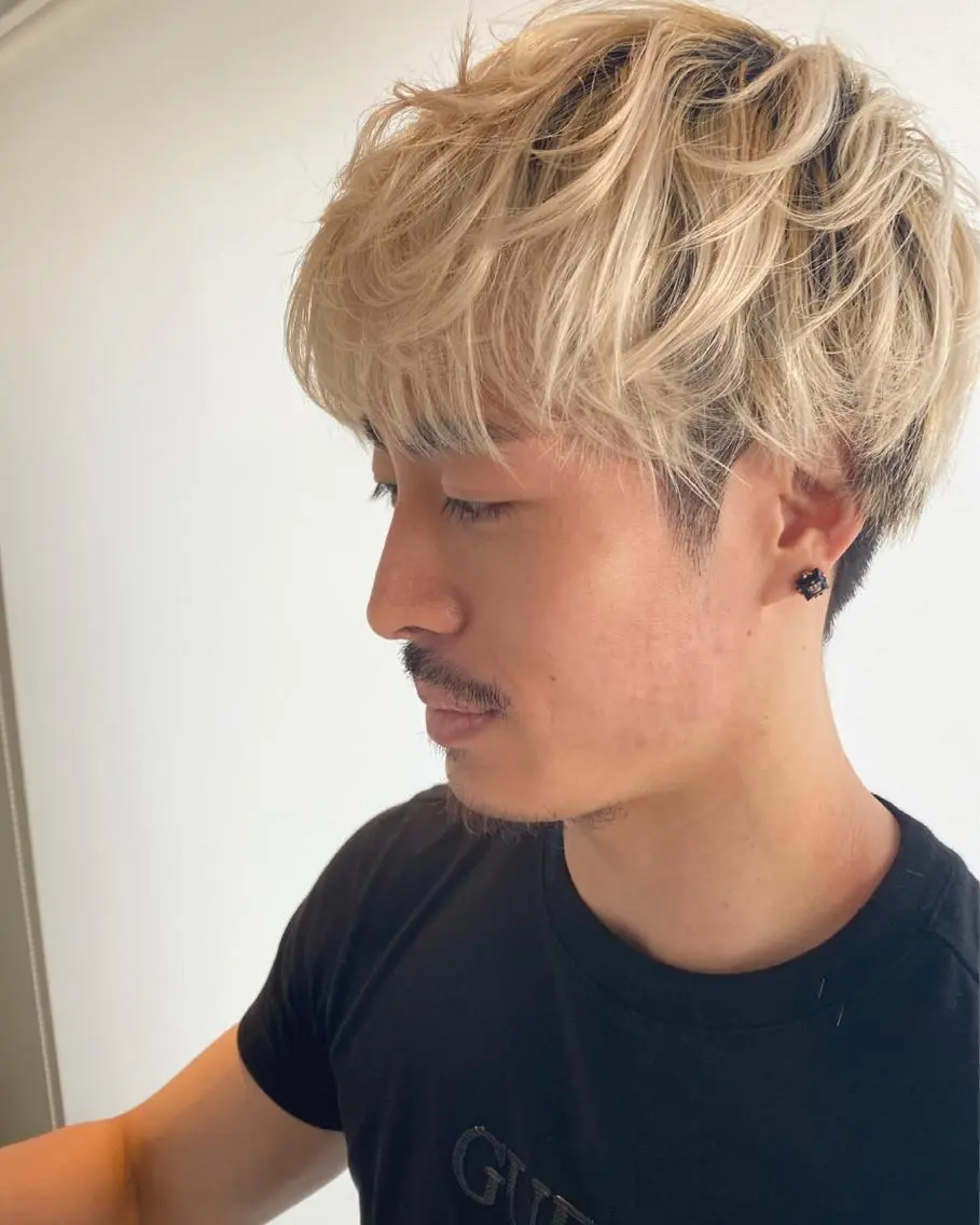 メンズ カット ヘアカラー 【代表】 辻龍樹のヘアスタイル