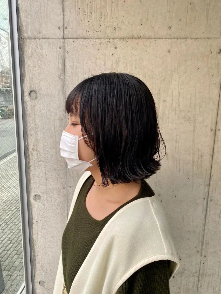 ショート カラー 似合わせレイヤー/ ケアパーマ/高倉のヘアスタイル