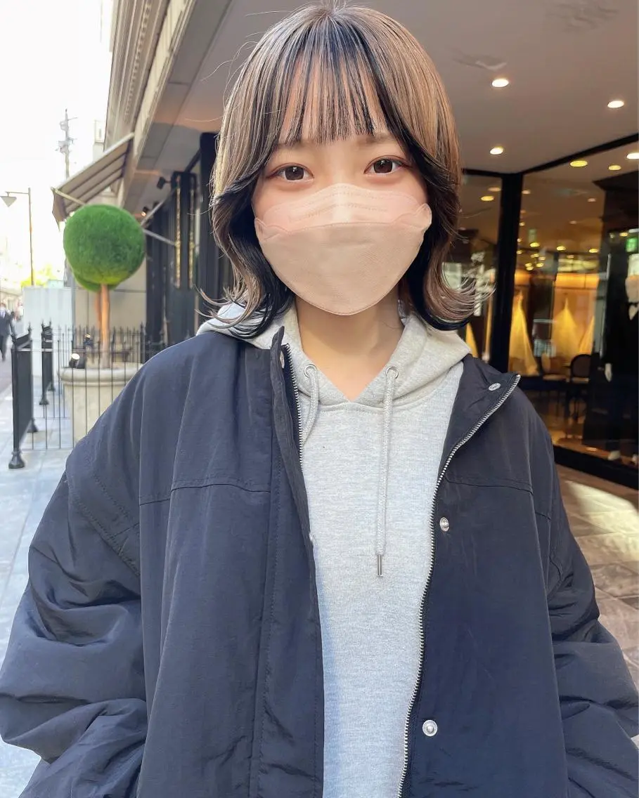 ミディアム カラー カット ヘアカラー 髪質改善will hairdesignのヘアスタイル
