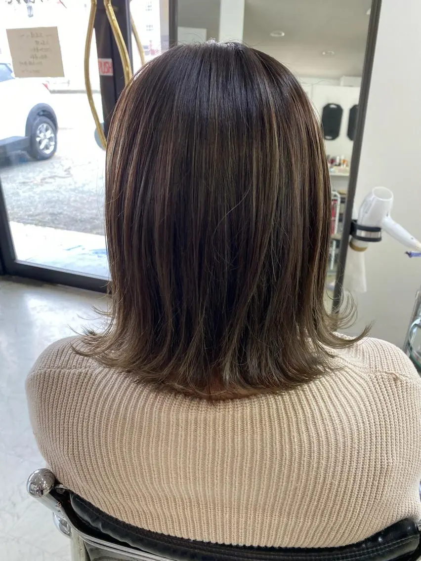 ミディアム カット ヘアカラー トリートメント imaizumi takuyaのヘアスタイル