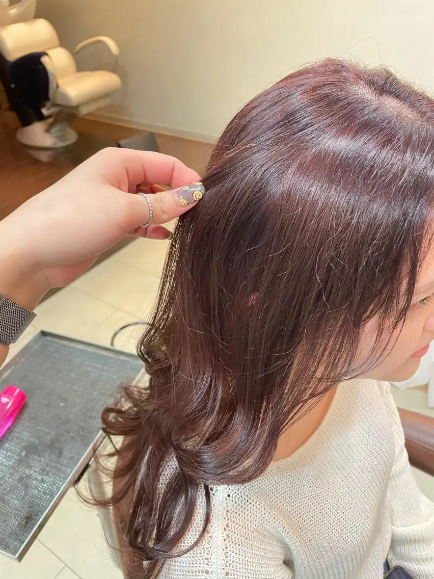 ロング 'comma rinkaのヘアスタイル