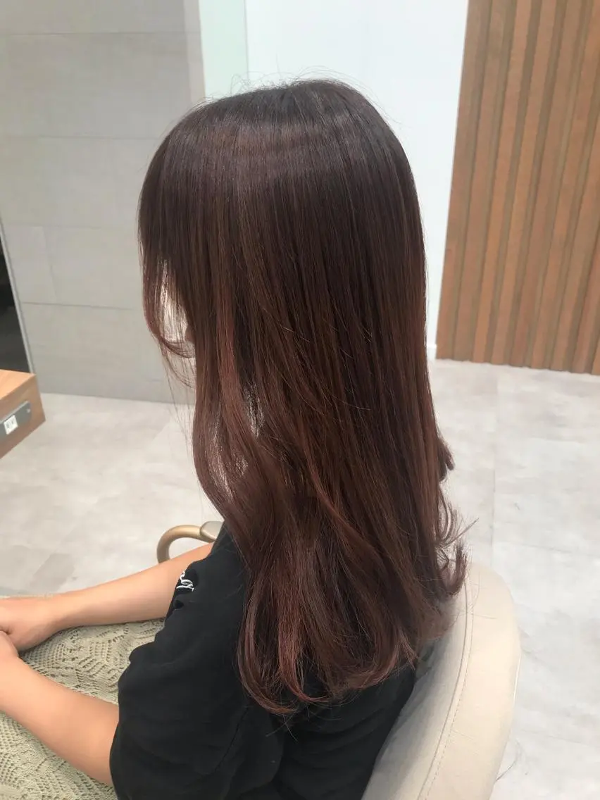 ロング カラー ヘアカラー トリートメント ヘッドスパ 木野田 萌のヘアスタイル