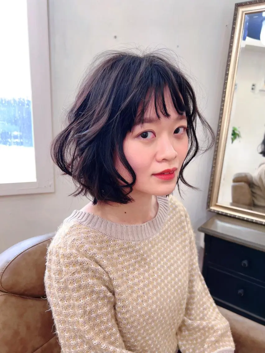 ミディアム 工藤 久美のヘアスタイル