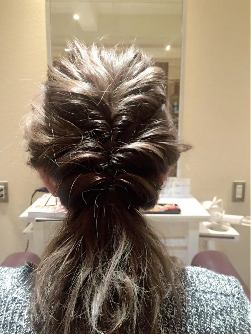 ヘアアレンジ 龍 門のヘアスタイル
