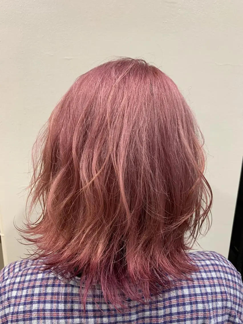 ミディアム ヘアカラー トリートメント ヘッドスパ ヘアセット 大宮/山口 竣也のヘアスタイル