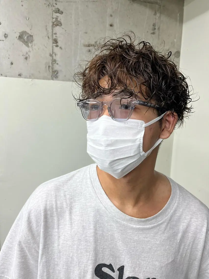 カラー メンズ タケ／ボブショート モデル募集のヘアスタイル