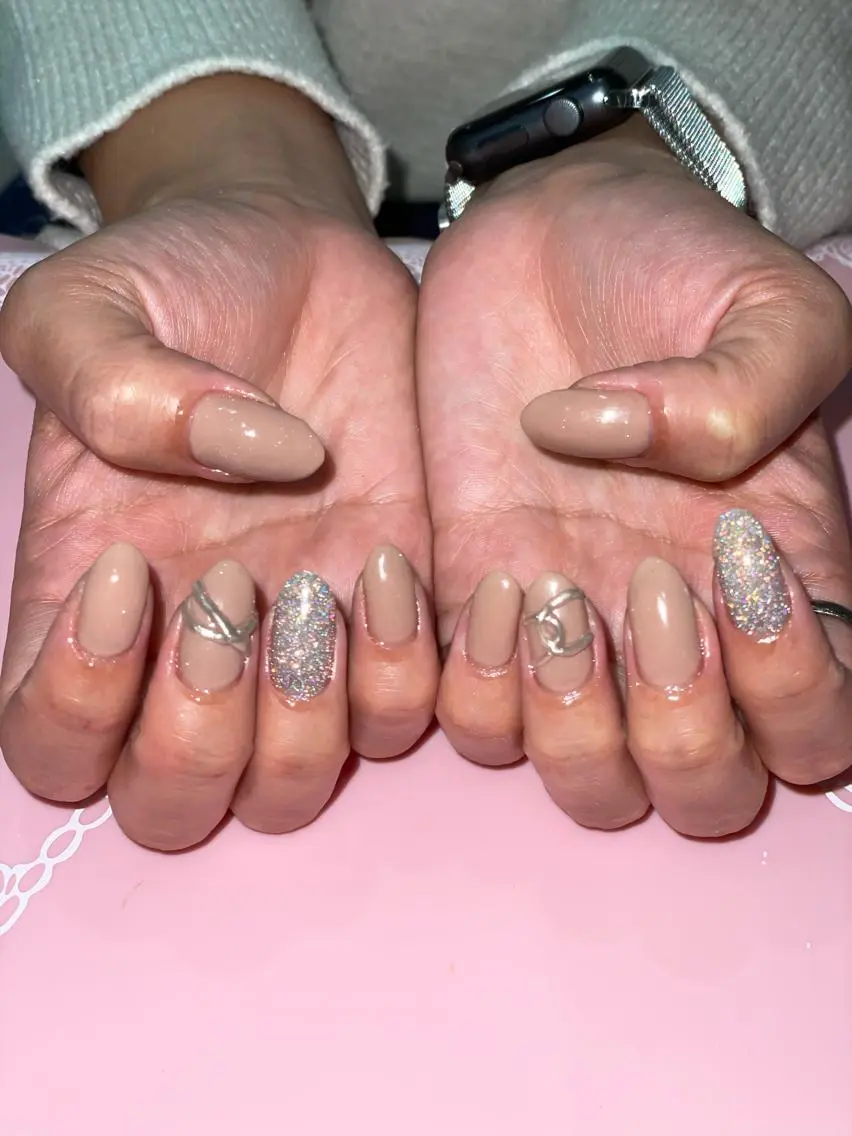 ショート ネイル アートネイル フラッシュネイル ハンドネイル 《LB》ラブリエ Nail&eyeのマツエク・マツパデザイン