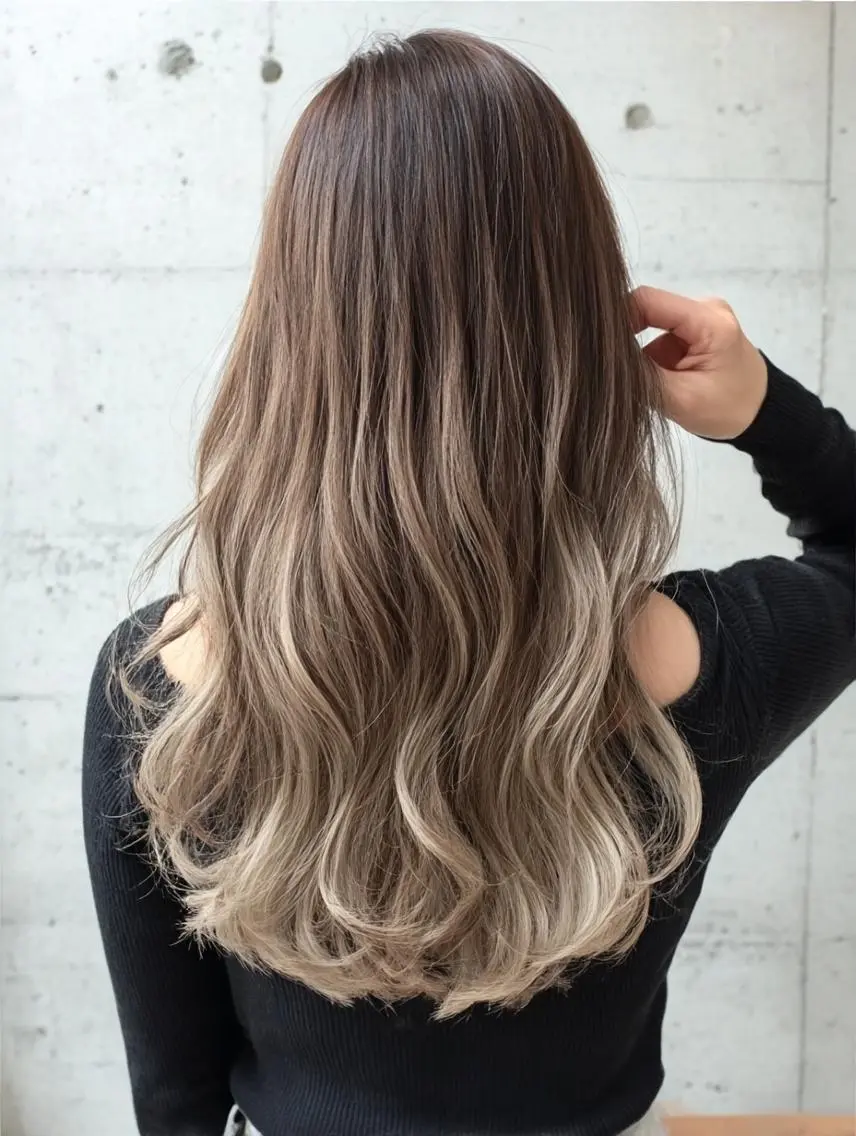 ロング 島田 光✨️のヘアスタイル