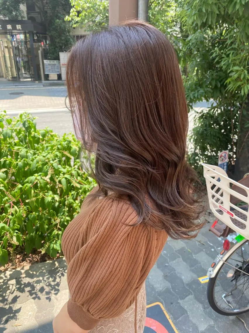 セミロング カット ヘアカラー トップスタイリスト/ アユミのヘアスタイル