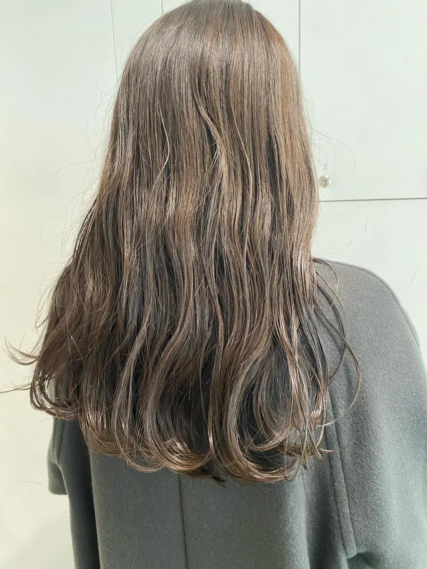 カラー ブリーチ ブリーチなしカラー ミキ stylistのヘアスタイル