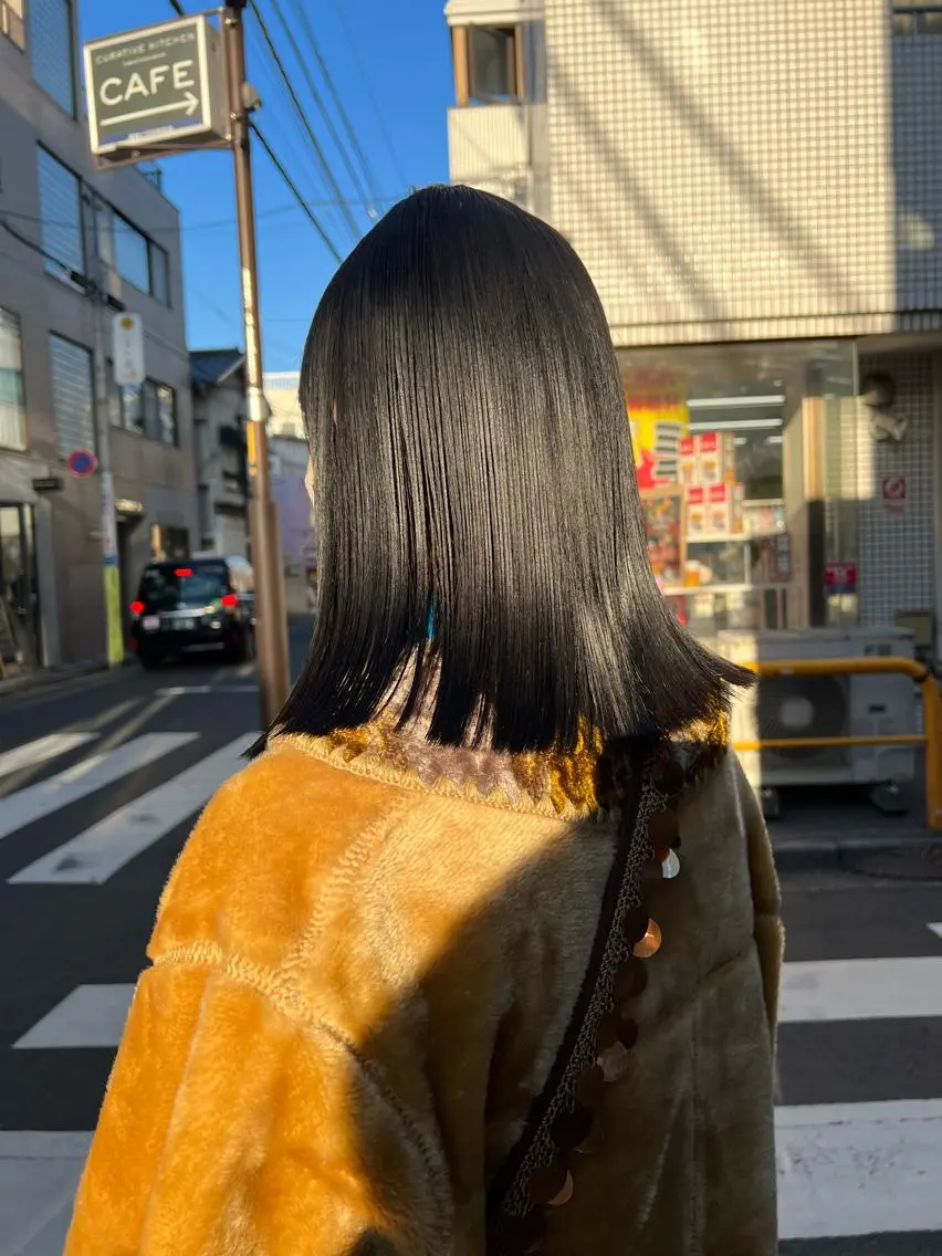 ミディアム カラー ヘアカラー 圧倒的デザイン力 店長🎨RENAのヘアスタイル