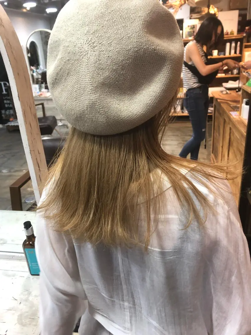 ロング カラー ブロンド Pia ツボイ ケイタのヘアスタイル