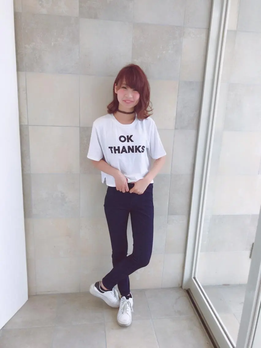 ミディアム カラー ヘアアレンジ 烏丸韓国ヘア🇰🇷 ayaka🎀のヘアスタイル