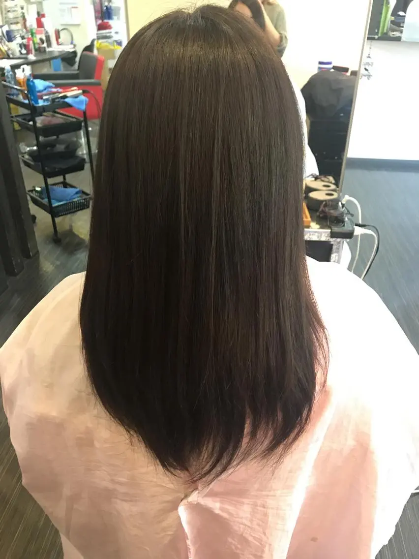 ロング カラー 中本 愛理のヘアスタイル