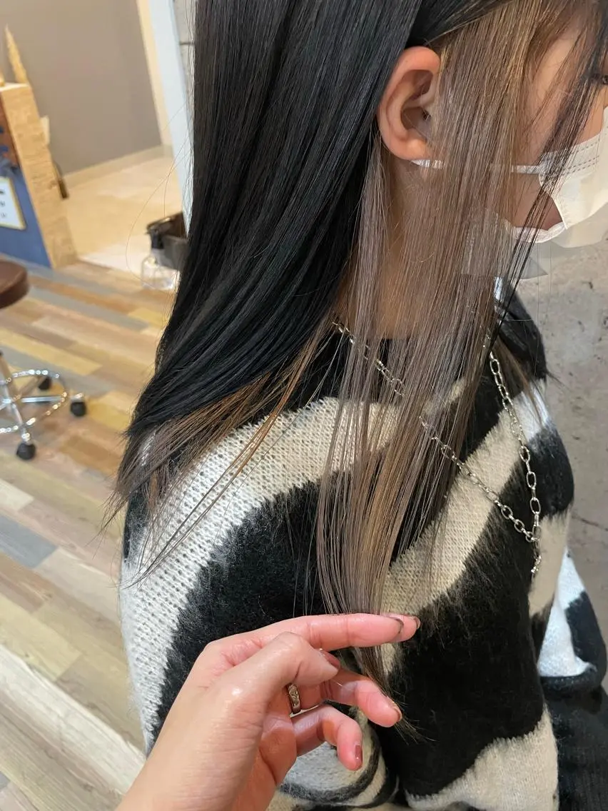セミロング カラー 似合わせhair🌼 misakiのヘアスタイル