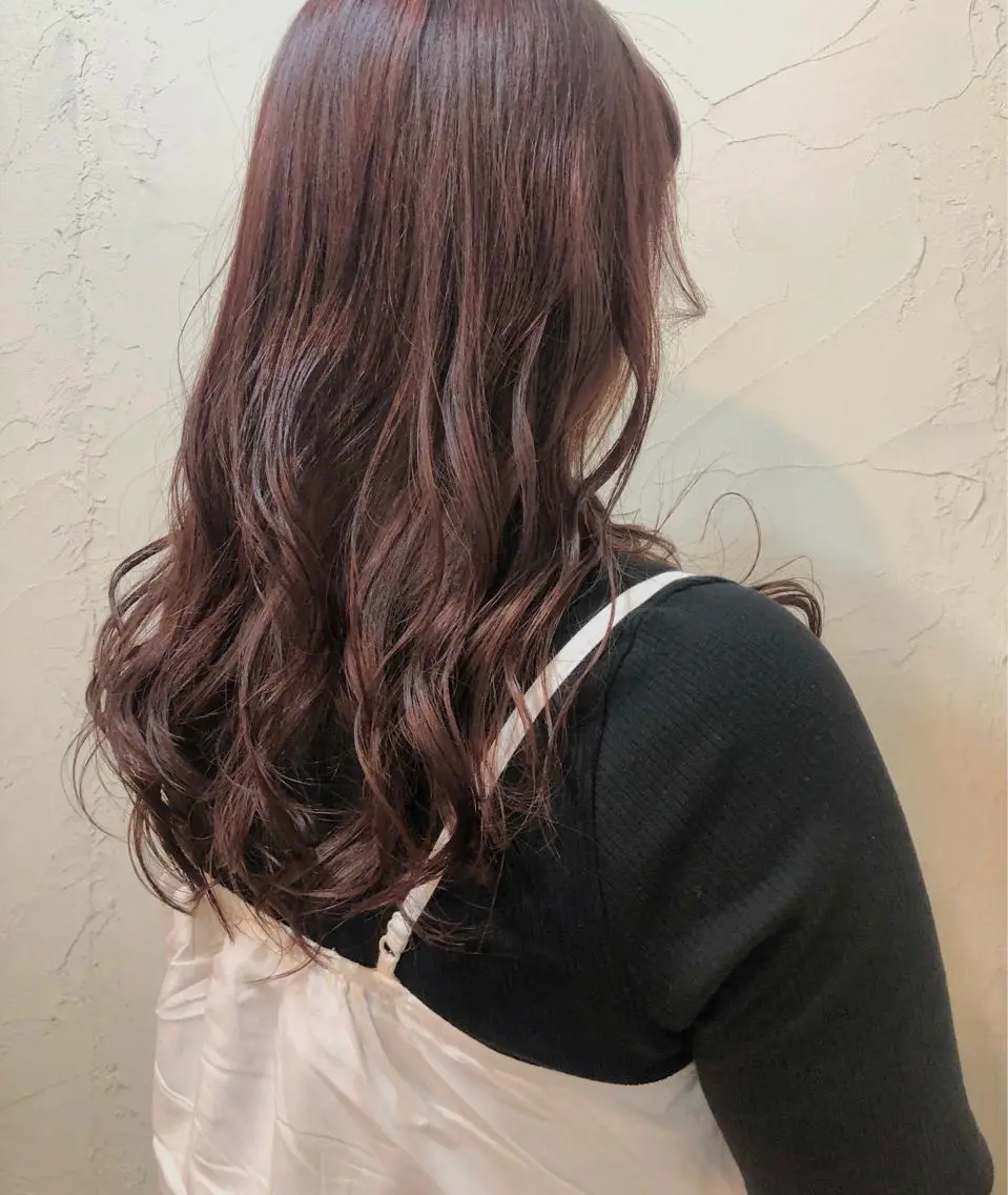 ロング カラー 久力琴音''透明感 カラー''アレンジのヘアスタイル