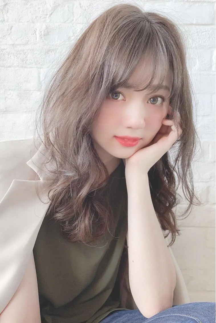 セミロング カラー ヘアカラー トリートメント 【Zina札幌大通】 店長　福間 和也のヘアスタイル