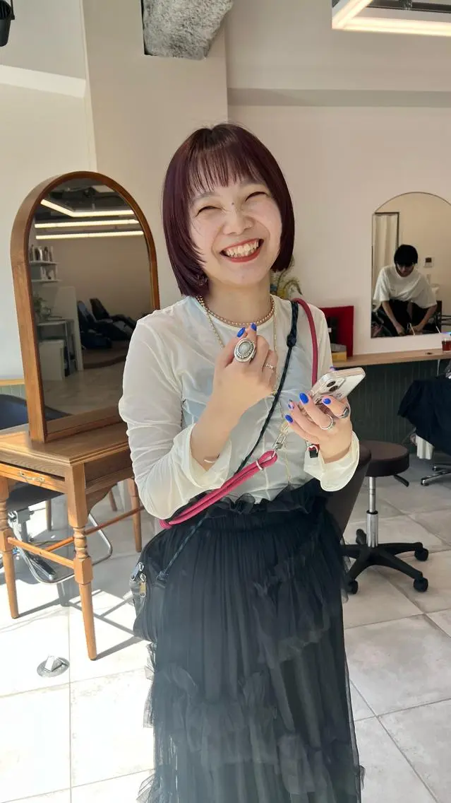 ショート カラー カット ヘアカラー トリートメント 赤みゼロ/透明感 カラー🌿KANTAのヘアスタイル
