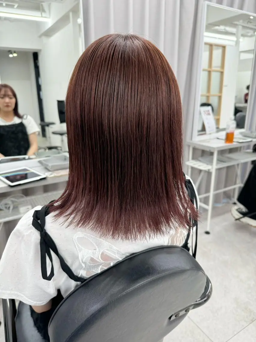 ショート カラー 髪質改善 縮毛矯正 カット ヘアカラー トリートメント ヘッドスパ newi fhami 吉祥寺のヘアスタイル