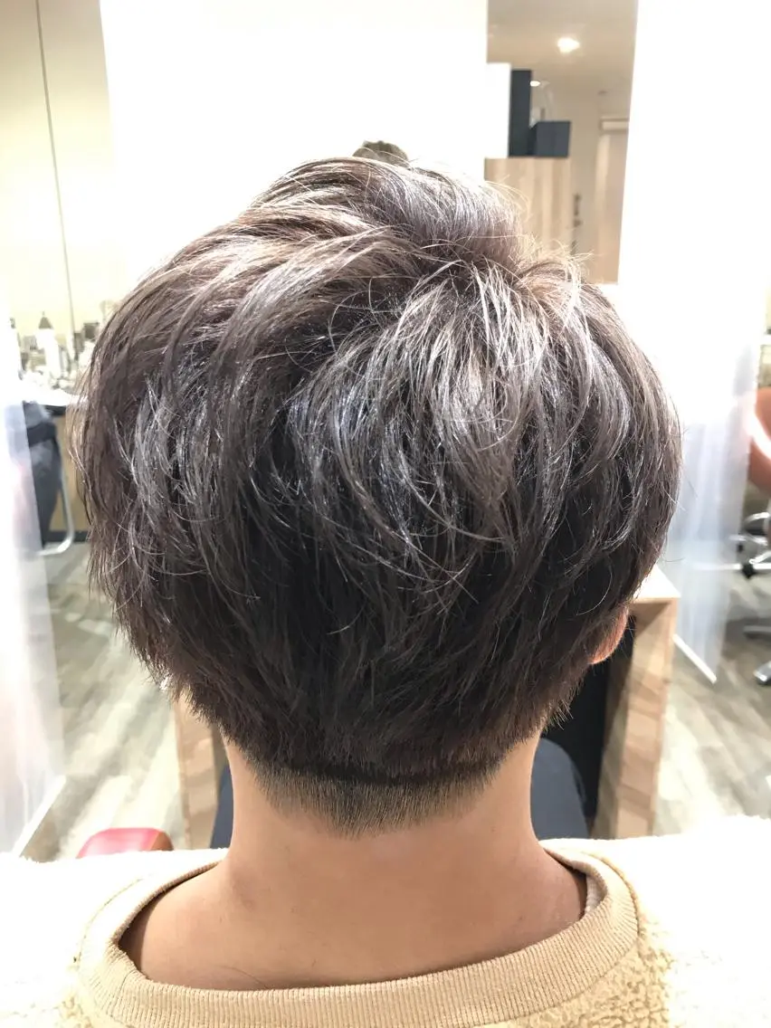 ショート カラー メンズ グレージュ 限定クーポン 💕大量更新ブリーチのヘアスタイル
