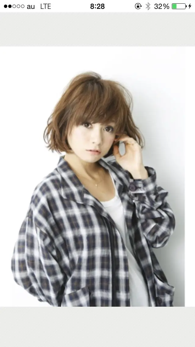 ショート 庄司 美佑樹のヘアスタイル