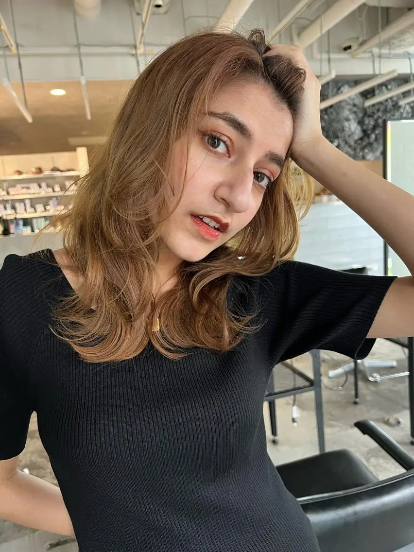 セミロング 🌿大内雅斗 🌿韓国ヘアのヘアスタイル