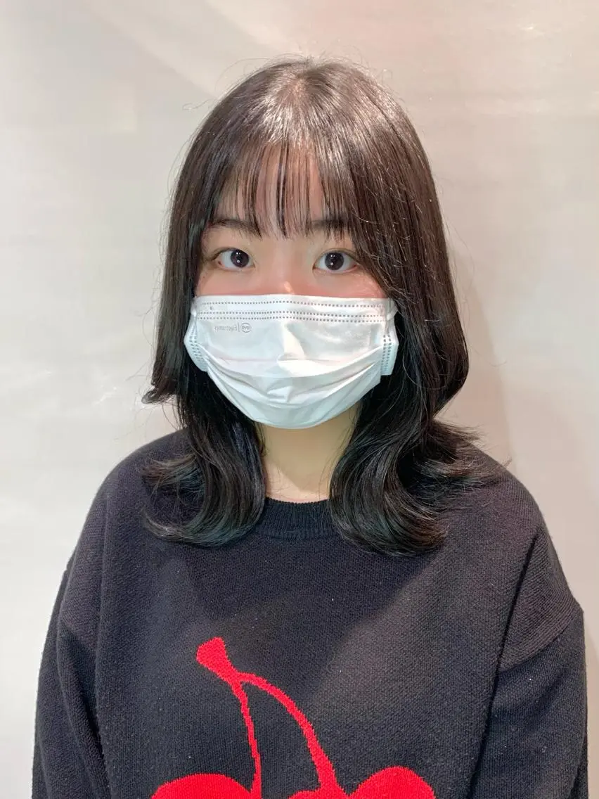 ミディアム カラー ヘアアレンジ 柔らか垢抜けｶﾗｰと ｶｯﾄ🫧ASUKAのヘアスタイル