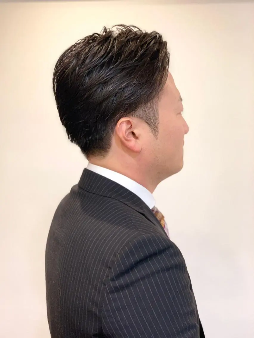 ショート パーマ カット パーマ トリートメント ヘッドスパ ヘアセット 中村 優太のヘアスタイル