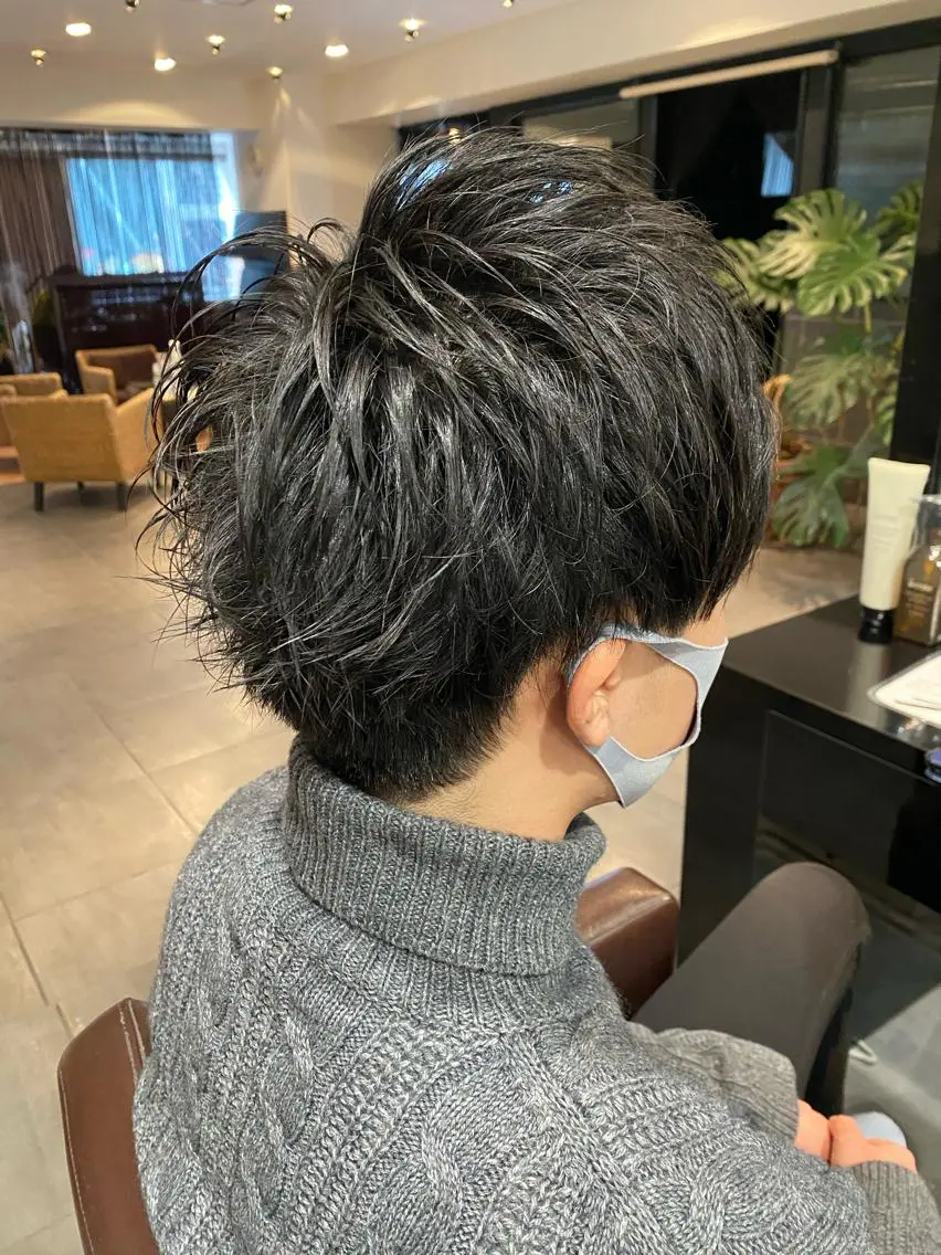 メンズ カット ⭕️メンズパーマ⭕️ 山口 裕太郎のヘアスタイル