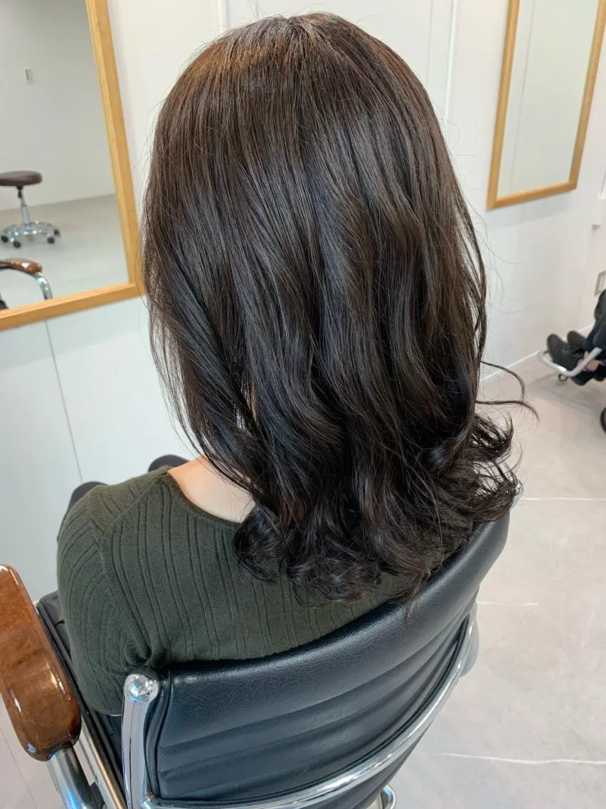 カラー パーマ デジタルパーマ ROPE 💎かなみ💎のヘアスタイル