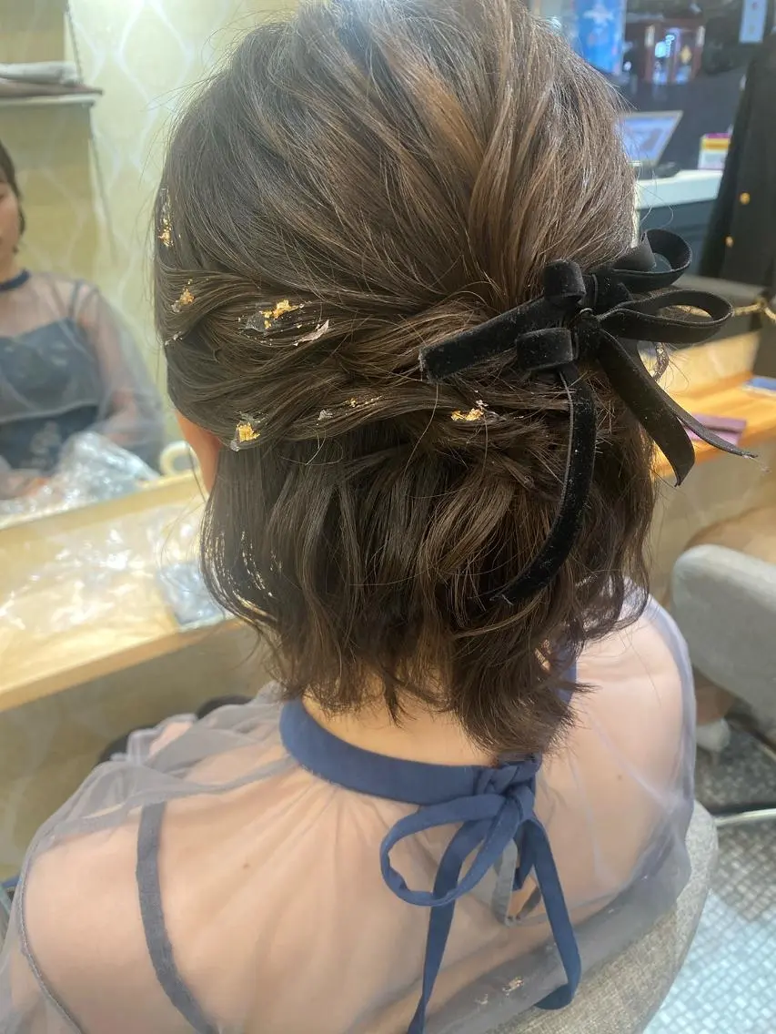 ヘアアレンジ ヘアセット天神駅直結 jrメンバーJUNのヘアスタイル