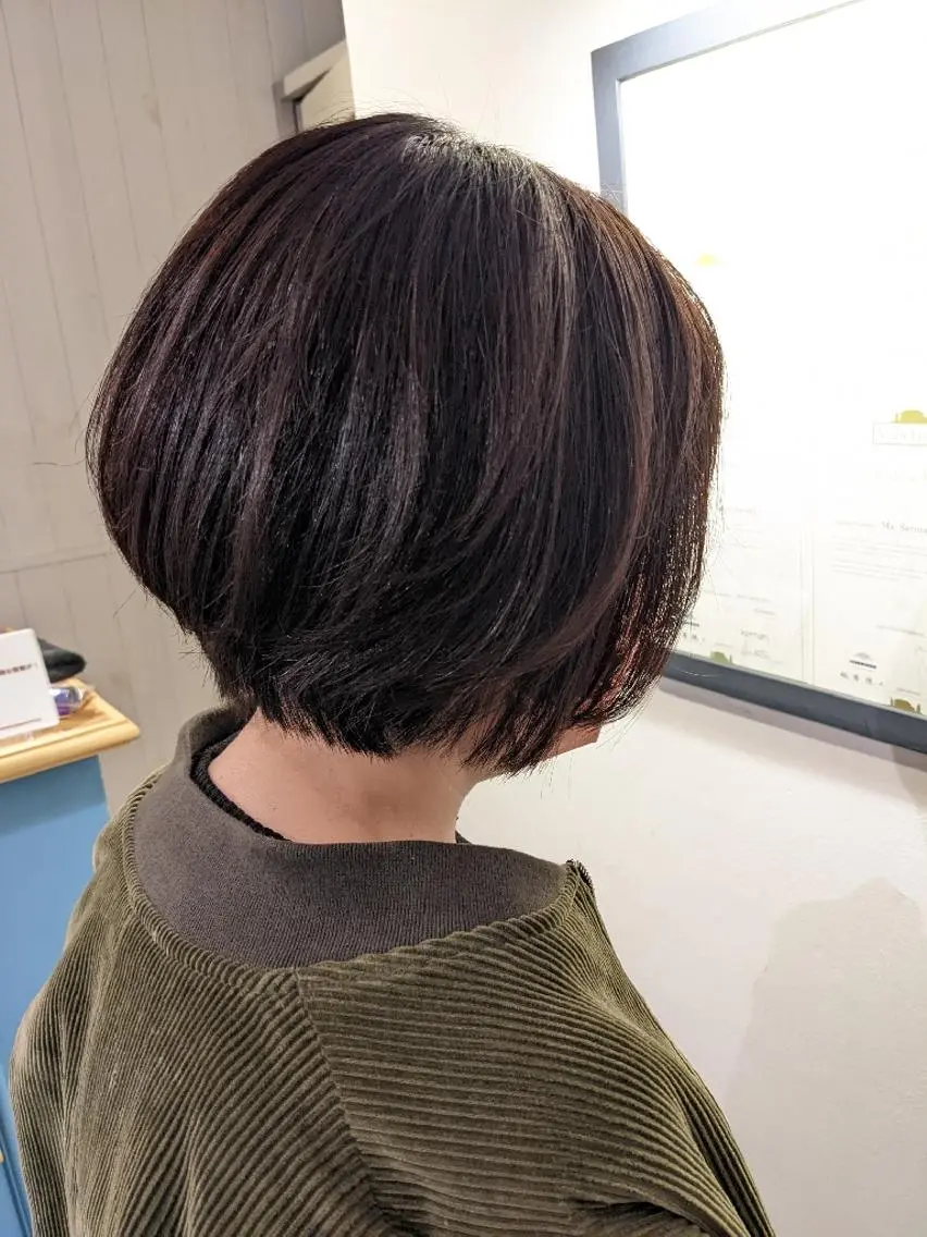 ショート ショートボブ ボブ ショートヘア newi 天王寺 masakoのヘアスタイル