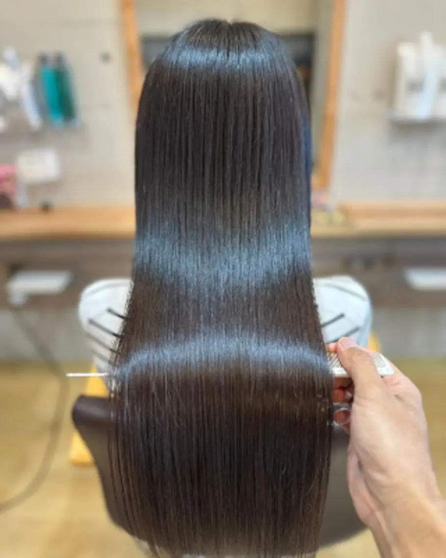 ロング カット トリートメント 【髪質改善】に特化 オリーブオイルクラブのヘアスタイル