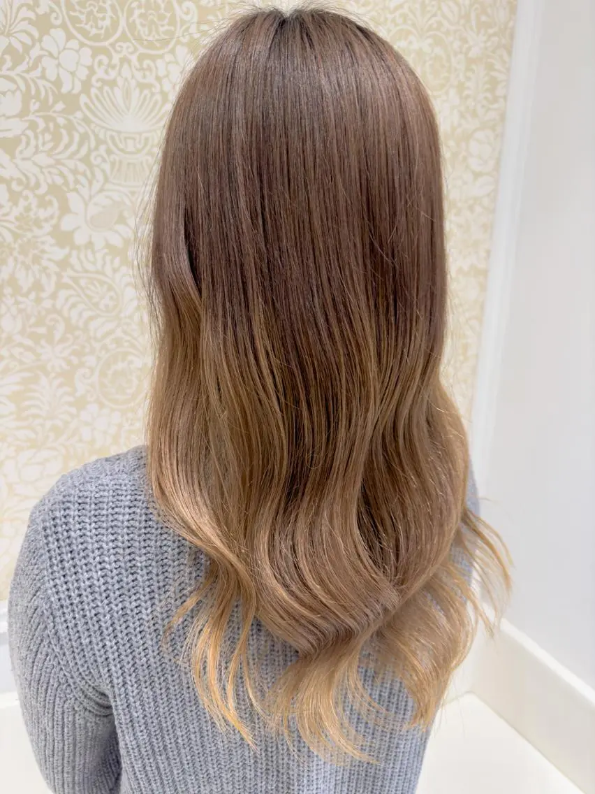 ロング カラー 髪質改善カラー💎 オオネヨシナリのヘアスタイル