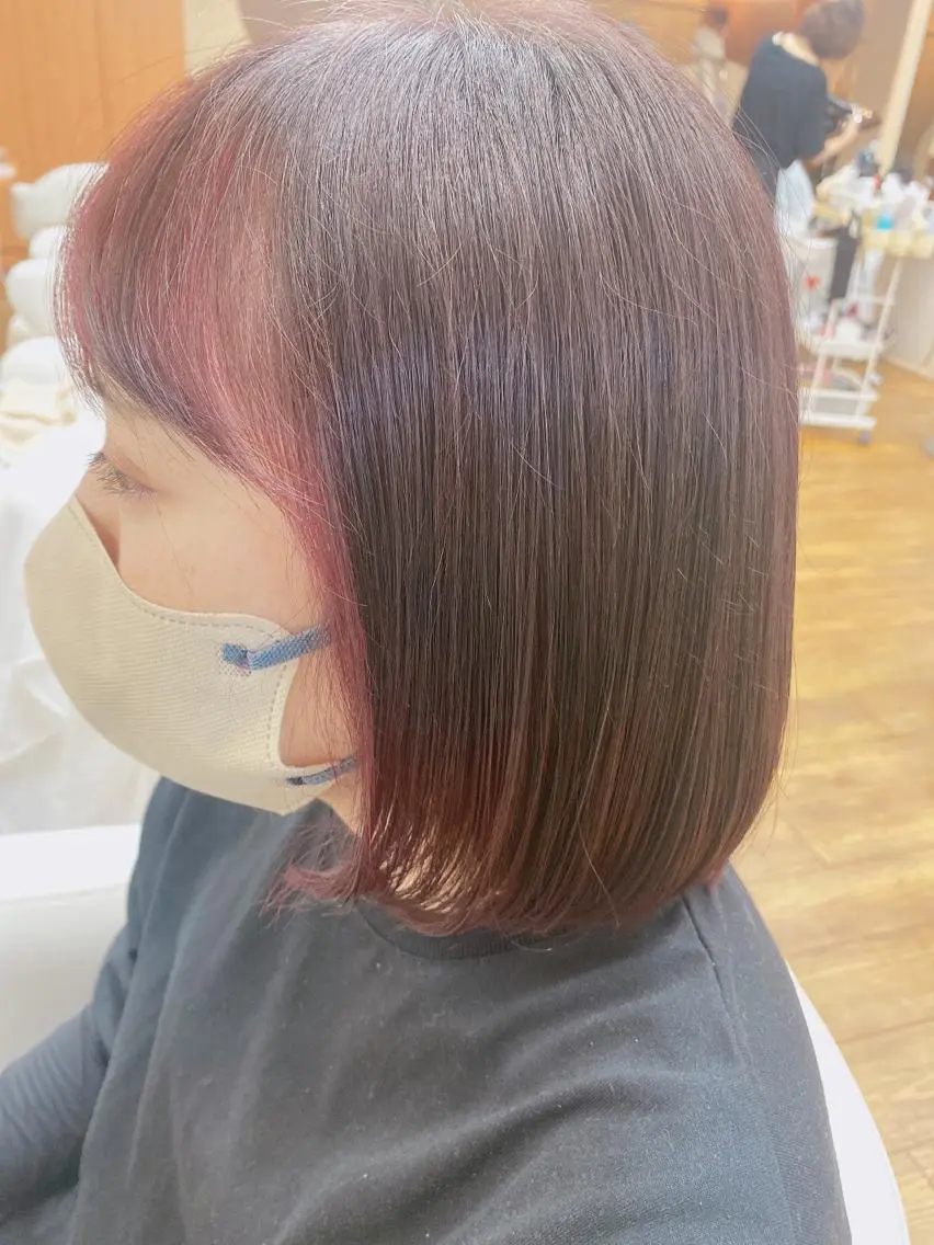 ミディアム カラー インナーカラー sagedoue MIZUKI✂️のヘアスタイル