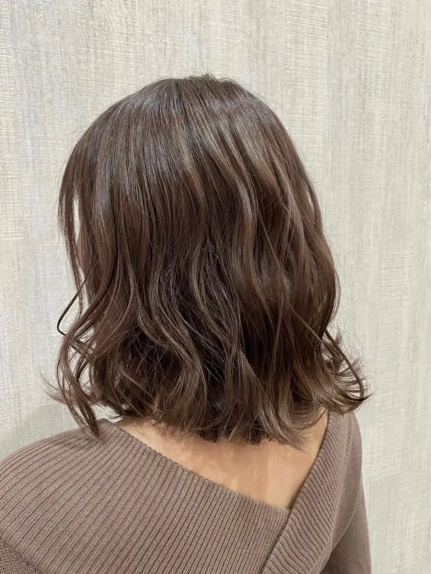 ミディアム ヘアカラー トリートメント 店長✨レイヤー✖️ 髪質改善✖️韓国ヘアのヘアスタイル