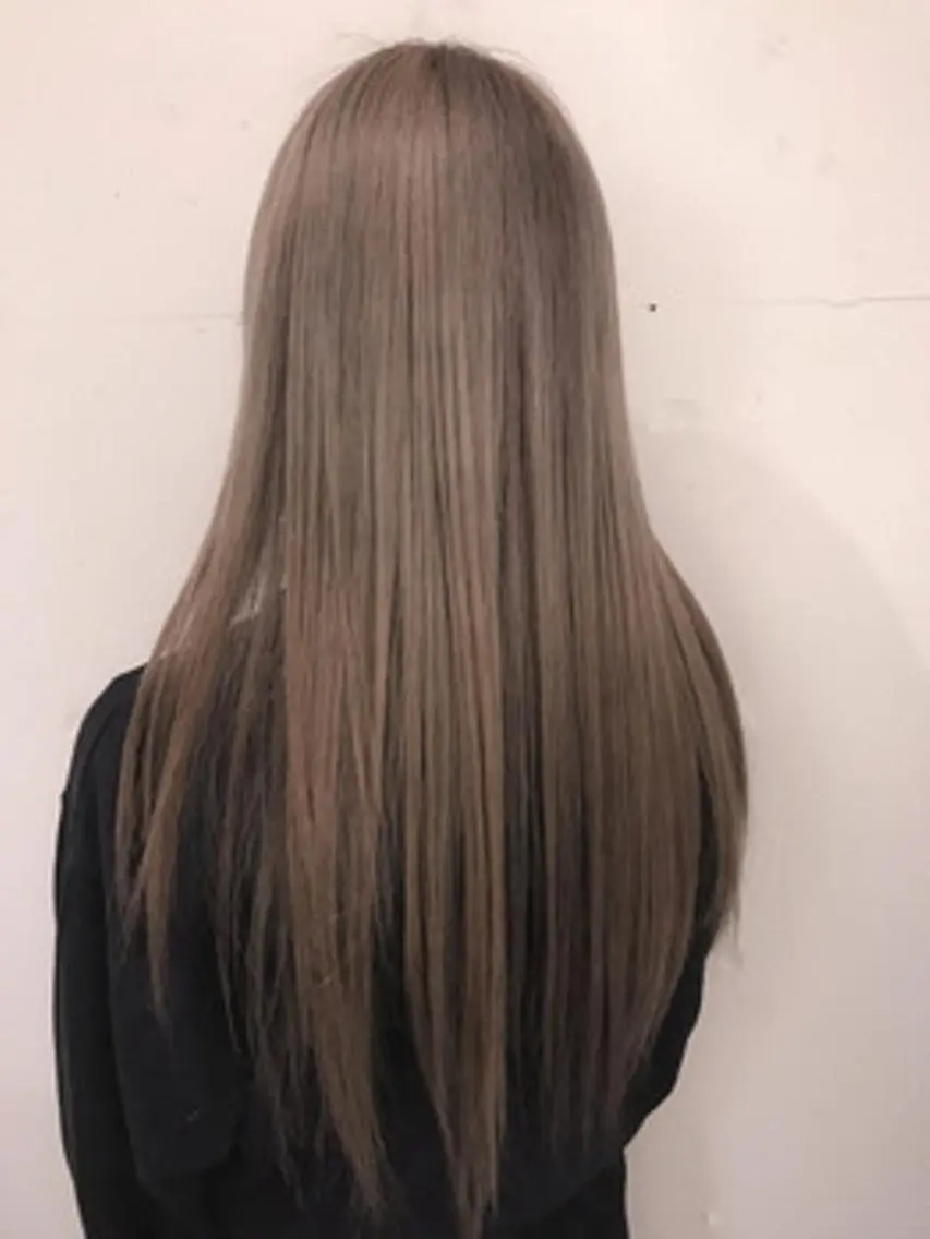 ロング カラー ヘアカラー 縮毛矯正 土谷 敦郎のヘアスタイル