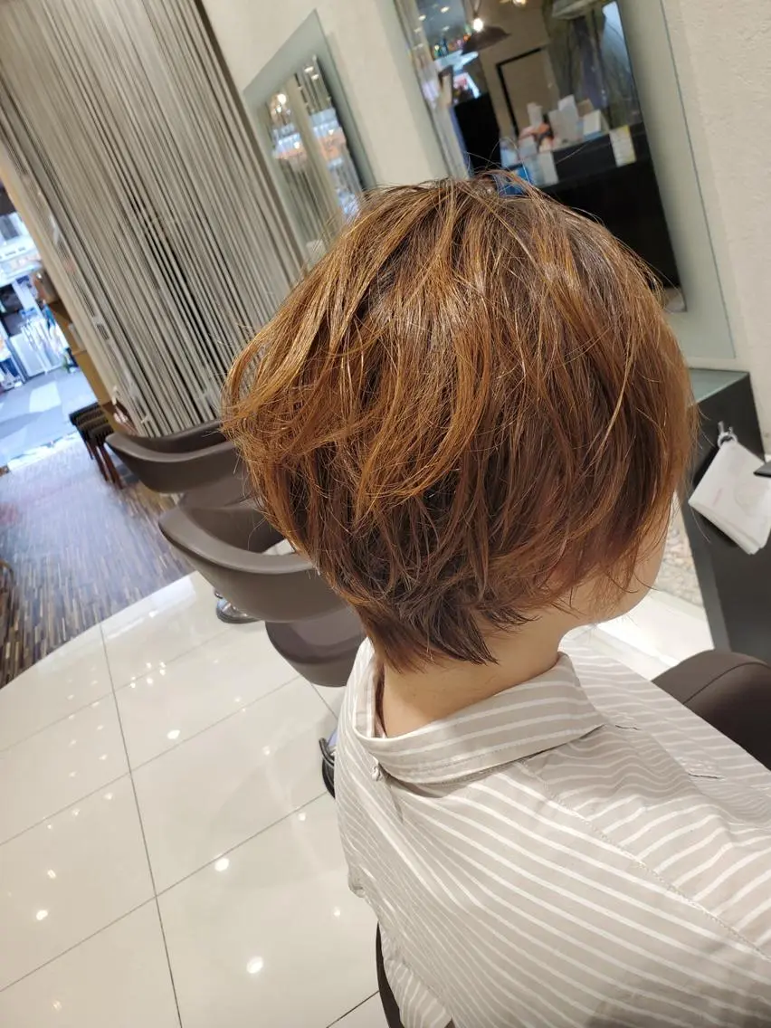 ショート パーマ EARTH 池田 雄太のヘアスタイル