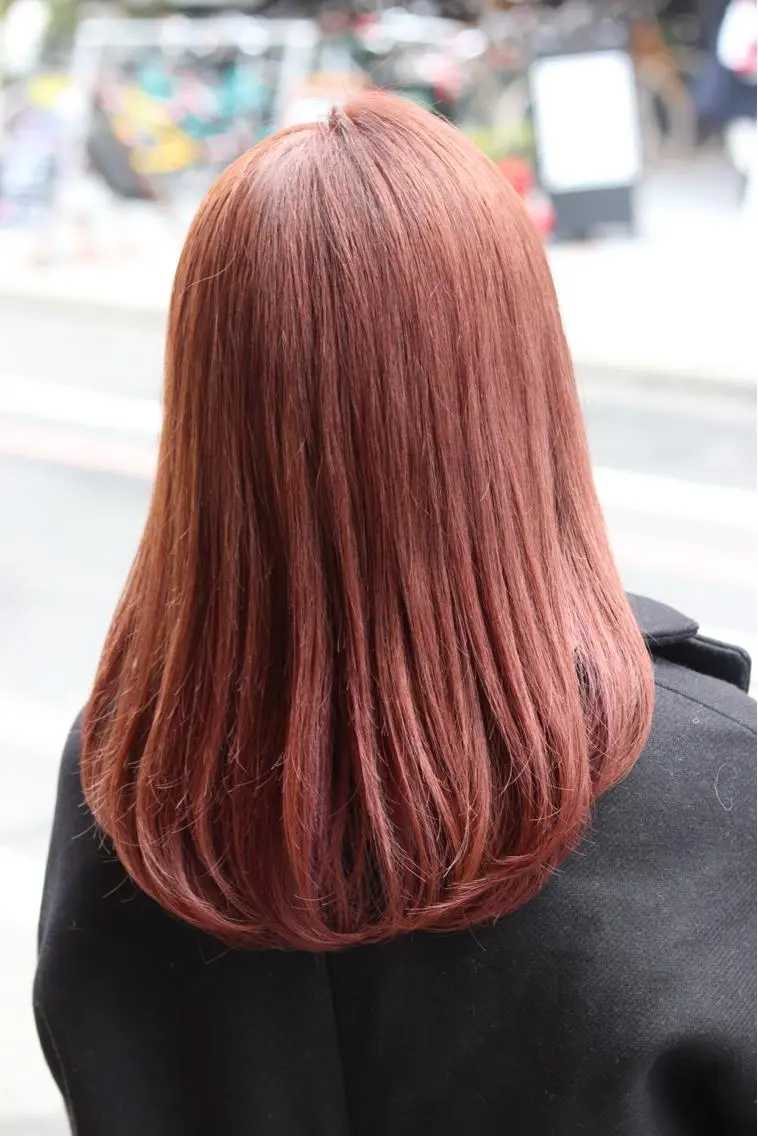セミロング カラー ヘアアレンジ 川内 政人のヘアスタイル
