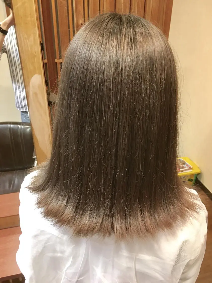 セミロング ショートカット パーマ石井のヘアスタイル
