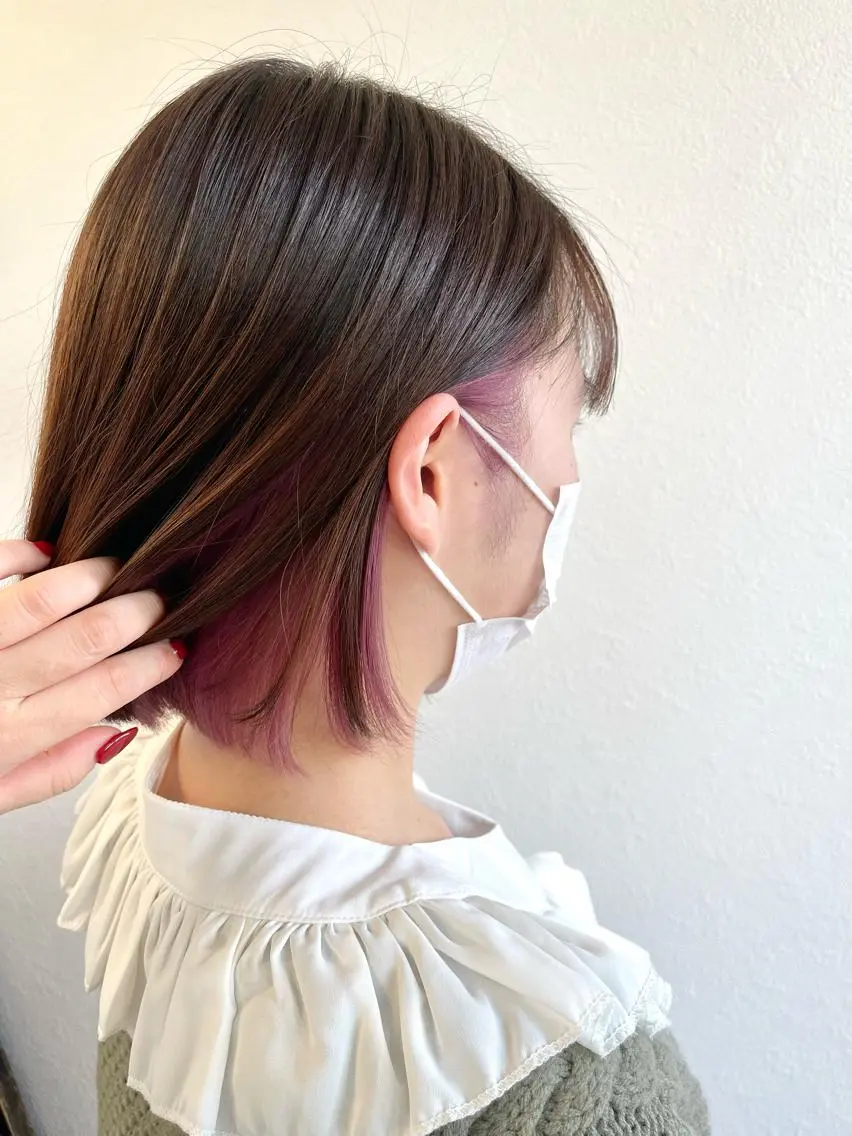 ショート カット ヘアカラー 小川  愛のヘアスタイル