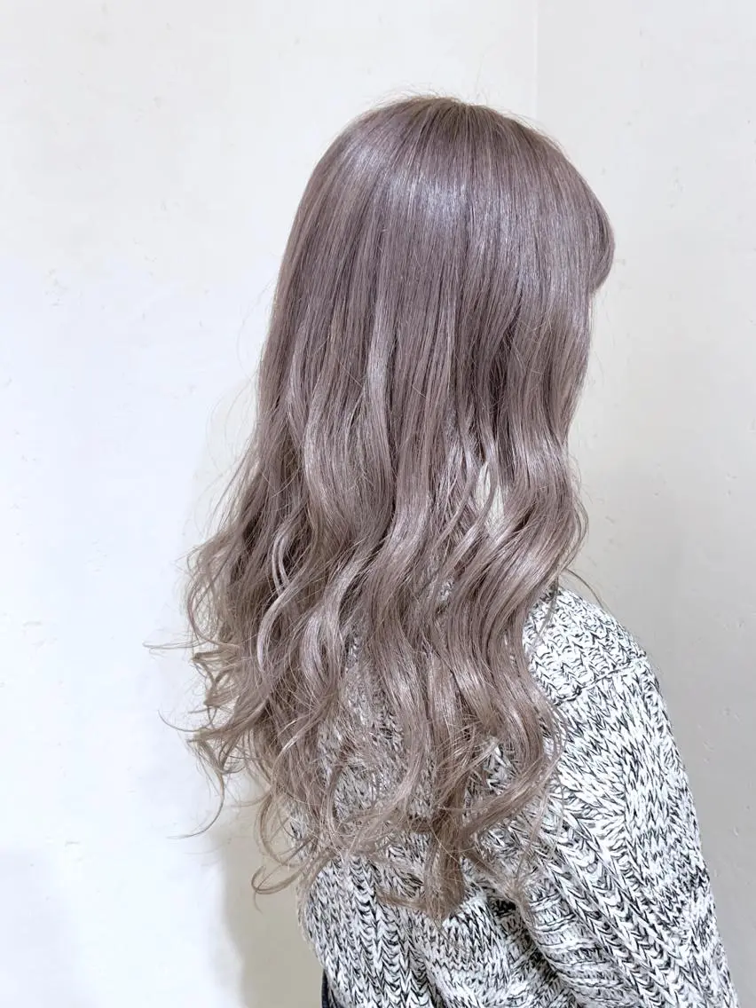 ロング カラー パーマ ヘアアレンジ グレージュ ヘアカラー トリートメント 縮毛矯正/美髪 髪質改善/石田幸輔のヘアスタイル