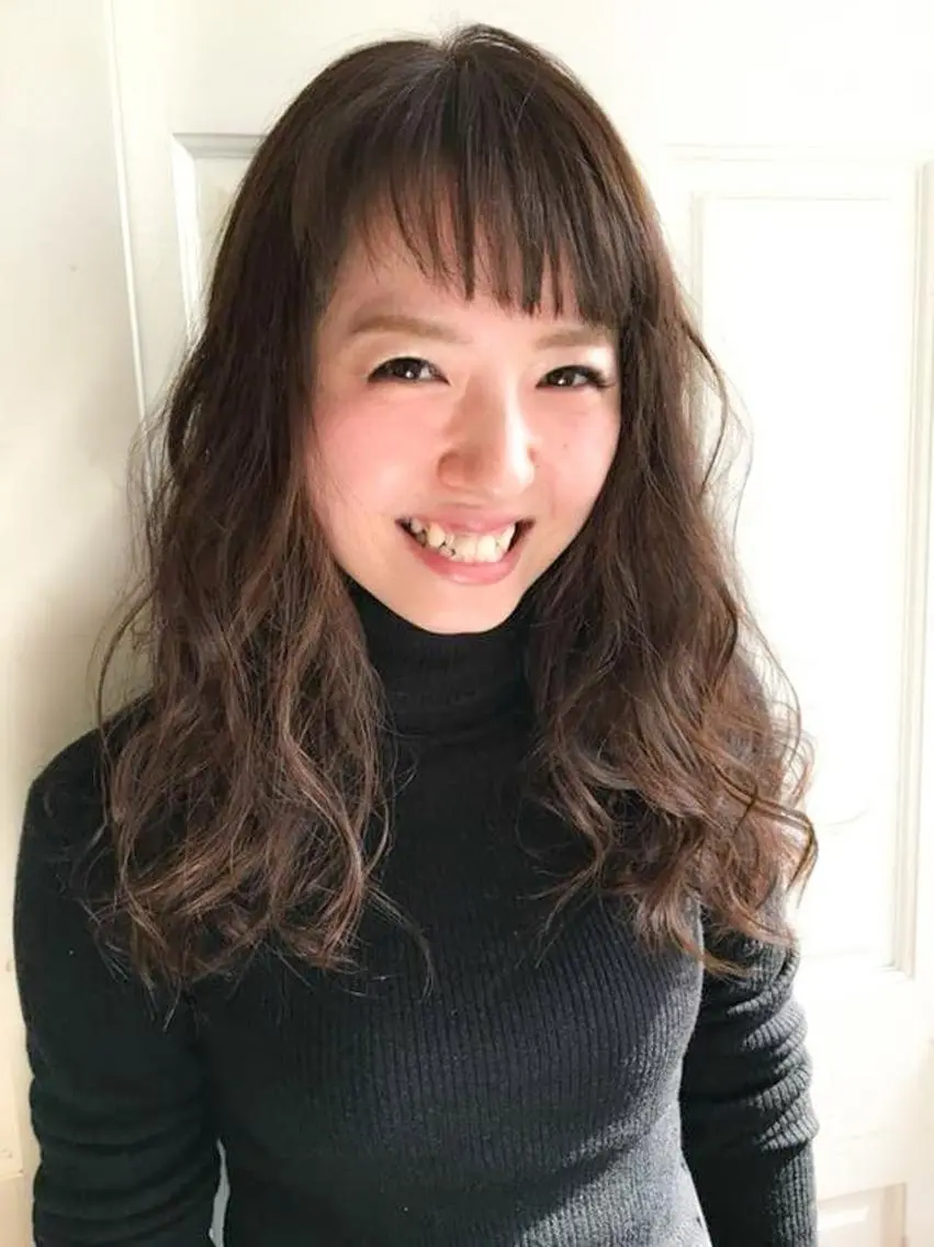 パーマ ロング ショート✨ボブ✨代表 新田見美仁のヘアスタイル
