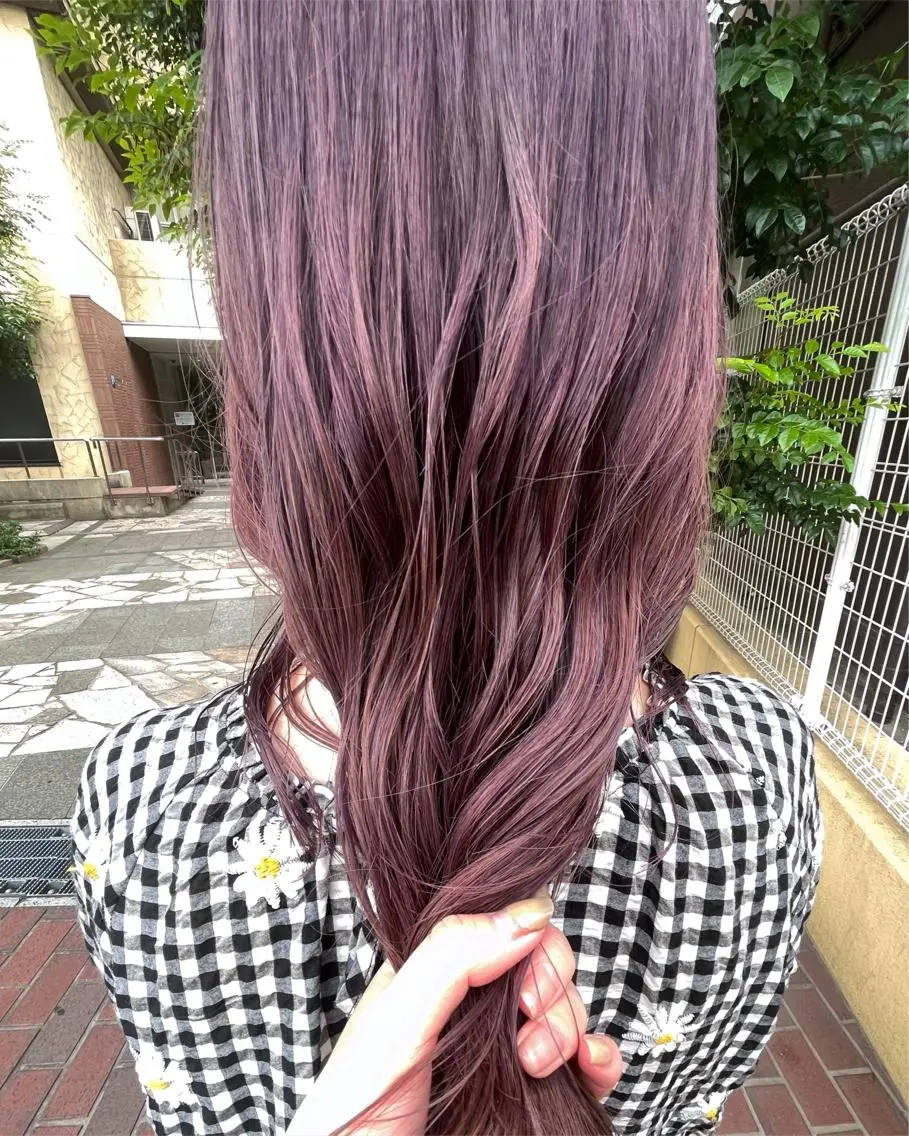ロング カラー 🙃 透明感カラー/ボブのヘアスタイル