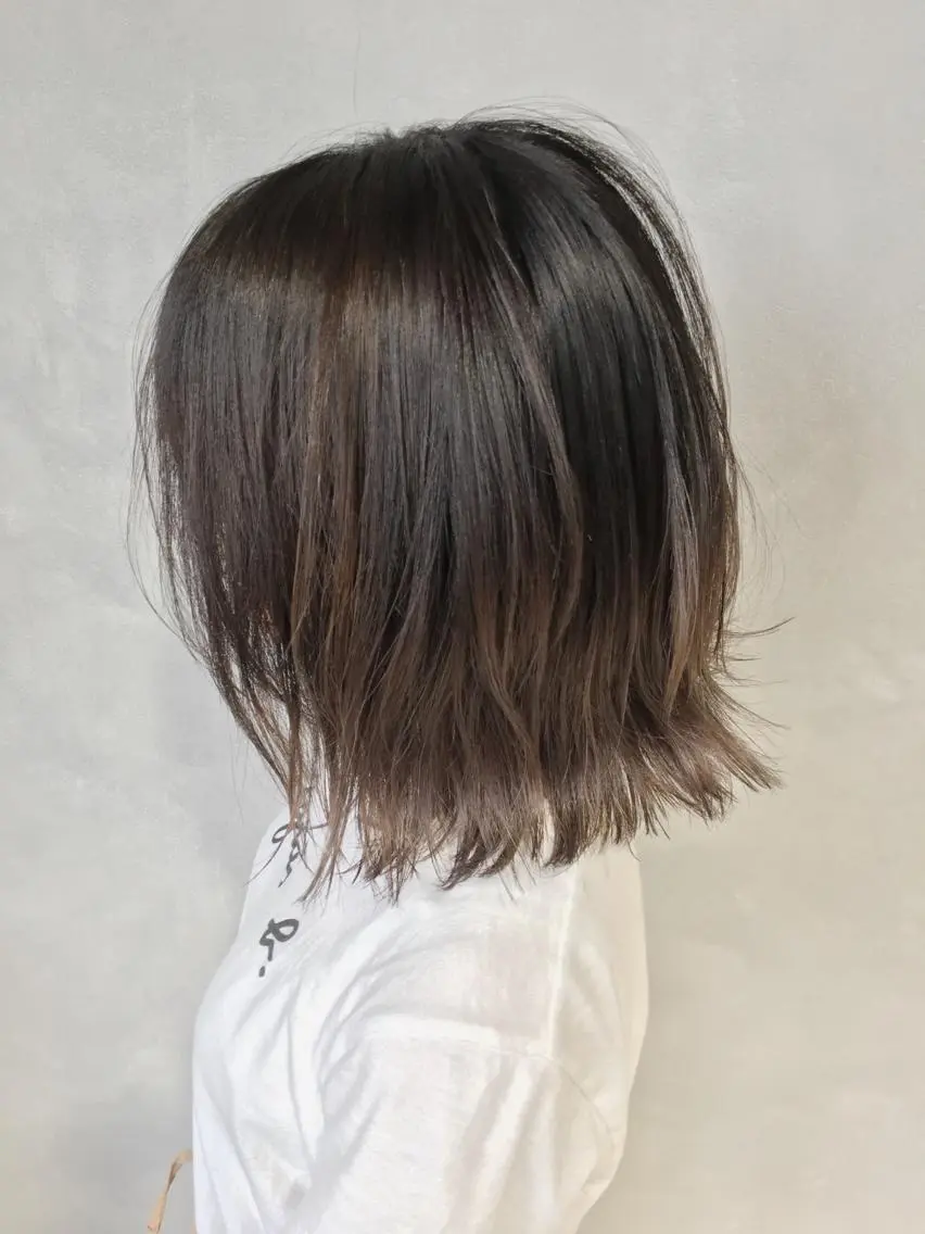 ショート カラー グラデーションカラー ハイライトカラー ハイライト 岡邉 隆太のヘアスタイル